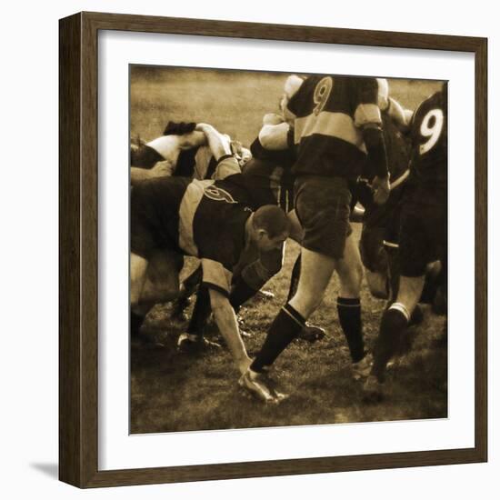 Rugby Game II-Pete Kelly-Framed Giclee Print