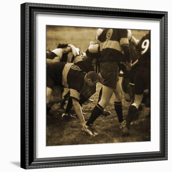 Rugby Game II-Pete Kelly-Framed Giclee Print