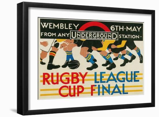 Rugby League Cup Final at Wembley-null-Framed Art Print