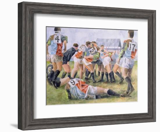 Rugby Match: Harlequins v Wasps, 1992-Gareth Lloyd Ball-Framed Giclee Print