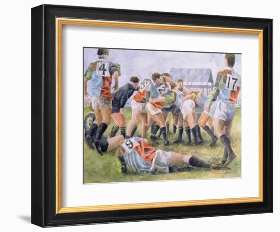 Rugby Match: Harlequins v Wasps, 1992-Gareth Lloyd Ball-Framed Giclee Print