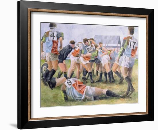 Rugby Match: Harlequins v Wasps, 1992-Gareth Lloyd Ball-Framed Giclee Print