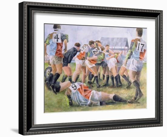 Rugby Match: Harlequins v Wasps, 1992-Gareth Lloyd Ball-Framed Giclee Print