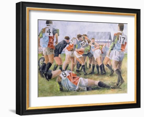 Rugby Match: Harlequins v Wasps, 1992-Gareth Lloyd Ball-Framed Giclee Print