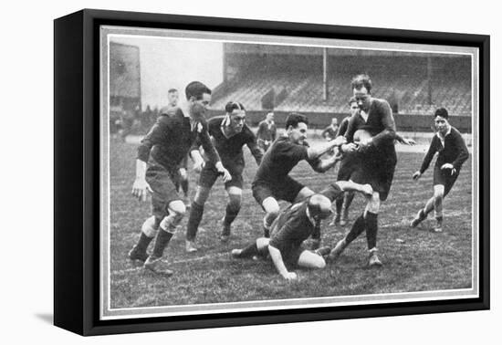 Rugby Match Middlesex-null-Framed Premier Image Canvas