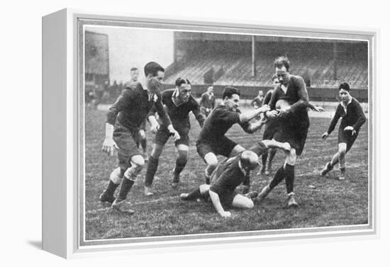 Rugby Match Middlesex-null-Framed Premier Image Canvas