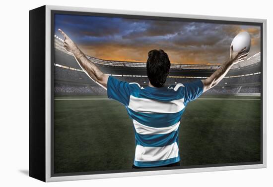 Rugby Player-Beto Chagas-Framed Premier Image Canvas