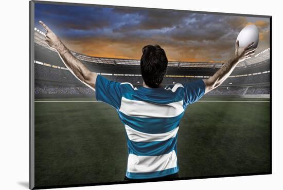 Rugby Player-Beto Chagas-Mounted Photographic Print