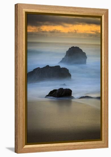 Rugged Big Sur Coast At Sunset In California-Jay Goodrich-Framed Premier Image Canvas