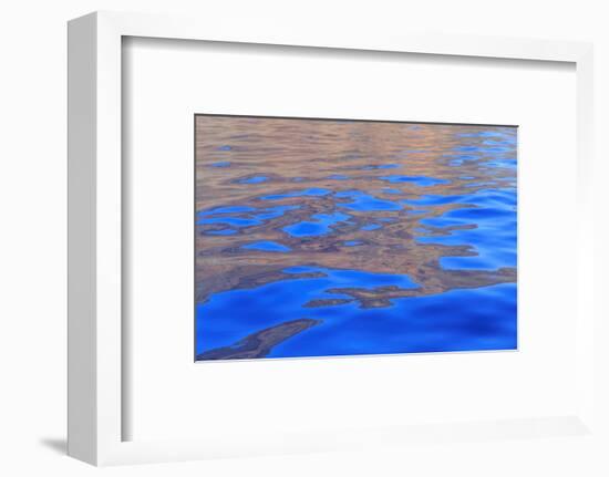 Rugged cliffs and shoreline on the South Shore of Lanai, Kaunoe'U, Hawaii, USA-Stuart Westmorland-Framed Photographic Print