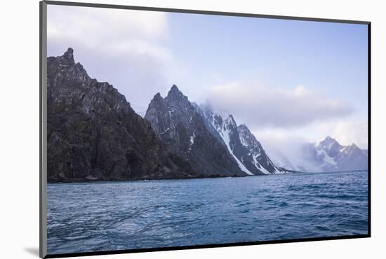 Rugged coastline of Elephant Island, South Shetland Islands, Antarctica, Polar Regions-Michael Runkel-Mounted Photographic Print