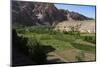 Rugged Landscapes and Green Patchwork Fields Near Shahr-E Zohak, Afghanistan, Asia-Alex Treadway-Mounted Photographic Print