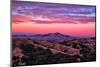 Rugged Red Skies Over Mount Diablo, Walnut Creek California-Vincent James-Mounted Photographic Print