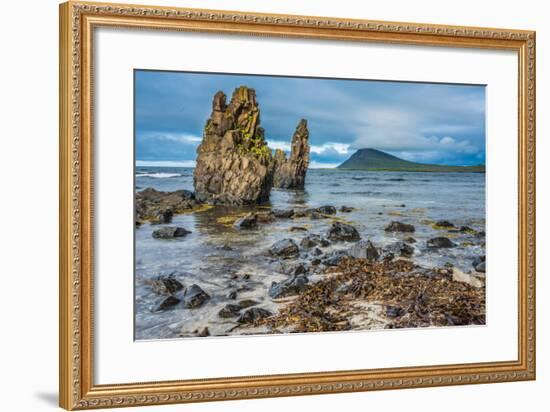 Rugged Volcanic Landscapes Along the Strandir Coast, West Fjords, Iceland-Luis Leamus-Framed Photographic Print