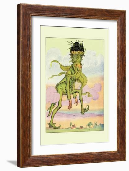 Ruggedo Tramping Like a Giant-John R. Neill-Framed Art Print