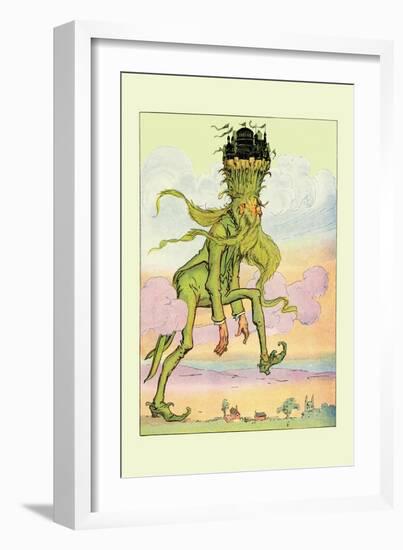 Ruggedo Tramping Like a Giant-John R. Neill-Framed Art Print