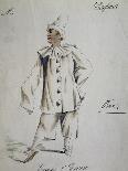 Costume Sketch for Role of Canio, Clown in Play Within Play, in Opera Pagliacci, 1892-Ruggero Leoncavallo-Giclee Print