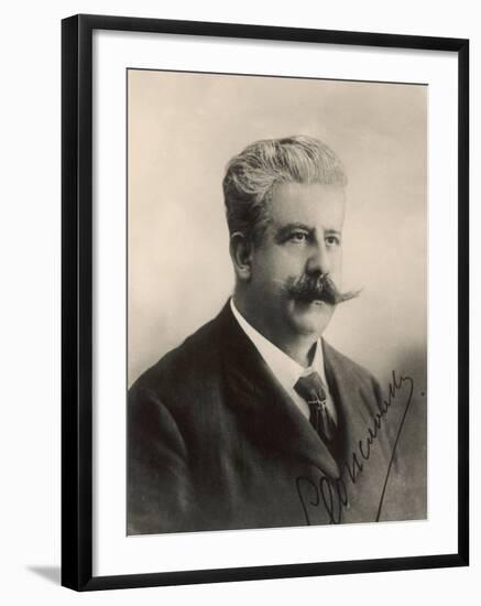 Ruggero Leoncavallo Italian Opera Composer-null-Framed Photographic Print