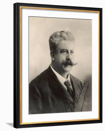 Ruggero Leoncavallo Italian Opera Composer-null-Framed Photographic Print