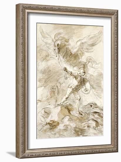 Ruggiero Blinds the Orc-Jean-Honoré Fragonard-Framed Giclee Print