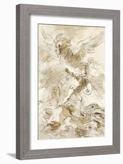 Ruggiero Blinds the Orc-Jean-Honoré Fragonard-Framed Giclee Print