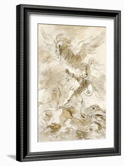 Ruggiero Blinds the Orc-Jean-Honoré Fragonard-Framed Giclee Print