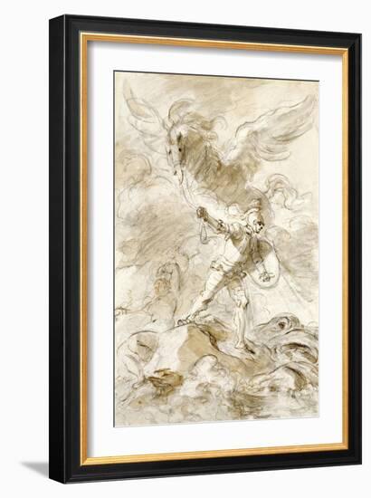 Ruggiero Blinds the Orc-Jean-Honoré Fragonard-Framed Giclee Print