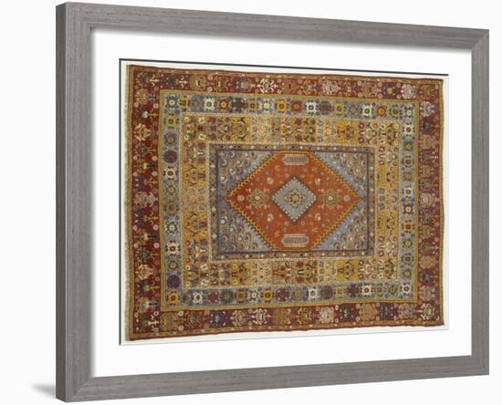 Rugs and Carpets: Africa - Morocco - Carpet-null-Framed Giclee Print