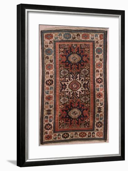 Rugs and Carpets: Caucasus Region, Lesgi Carpet-null-Framed Giclee Print