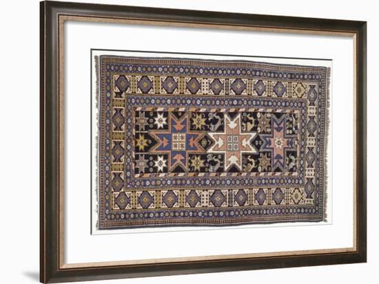 Rugs and Carpets: Dagestan - Lesgi Carpet-null-Framed Giclee Print