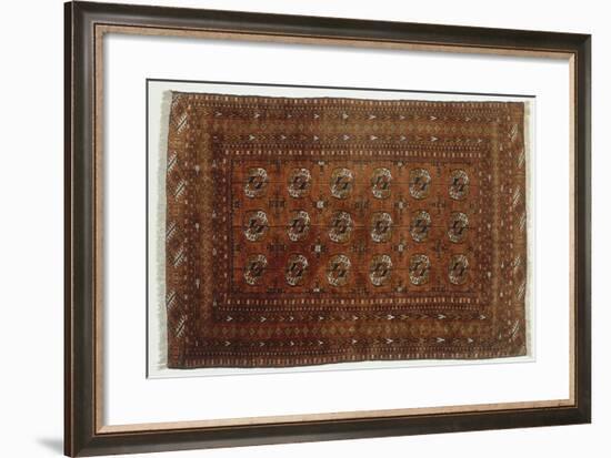 Rugs and Carpets: Iran - Khorasan - Silk Carpet-null-Framed Giclee Print