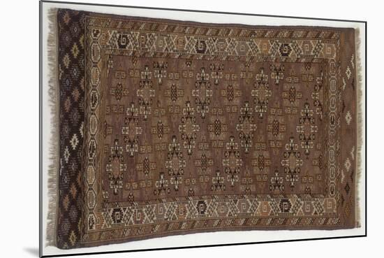 Rugs and Carpets: Russia - Turkestan - Carpet-null-Mounted Giclee Print