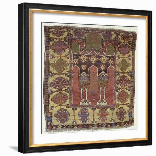 Rugs and Carpets: Turkey - Anatolia - Konya Carpet-null-Framed Giclee Print