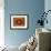 Rugs and Carpets: Turkey - Kula Medallion Carpet-null-Framed Giclee Print displayed on a wall