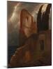 Ruin by the Sea, 1881 (Oil on Fabric)-Arnold Bocklin-Mounted Giclee Print