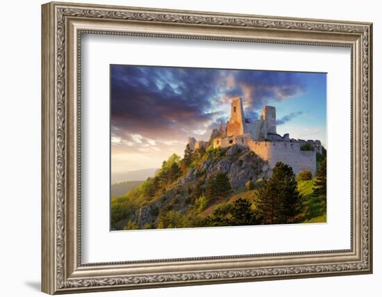 Ruin of Castle Cachtice - Slovakia-TTstudio-Framed Premium Photographic Print