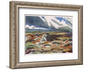 Ruined Country, Vimy, British Artists at the Front, Continuation of the Western Front, Nash, 1918-Paul Nash-Framed Giclee Print