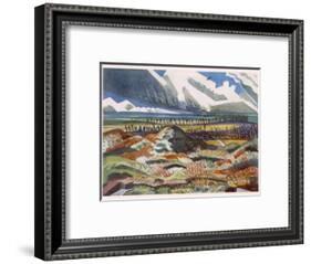 Ruined Country, Vimy, British Artists at the Front, Continuation of the Western Front, Nash, 1918-Paul Nash-Framed Giclee Print