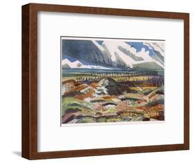 Ruined Country, Vimy, British Artists at the Front, Continuation of the Western Front, Nash, 1918-Paul Nash-Framed Giclee Print