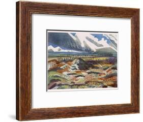 Ruined Country, Vimy, British Artists at the Front, Continuation of the Western Front, Nash, 1918-Paul Nash-Framed Giclee Print