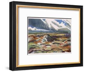 Ruined Country, Vimy, British Artists at the Front, Continuation of the Western Front, Nash, 1918-Paul Nash-Framed Giclee Print