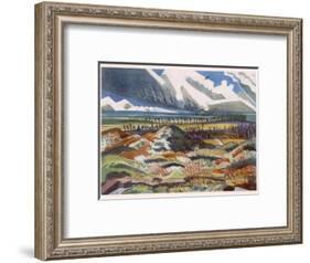 Ruined Country, Vimy, British Artists at the Front, Continuation of the Western Front, Nash, 1918-Paul Nash-Framed Giclee Print