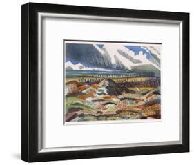 Ruined Country, Vimy, British Artists at the Front, Continuation of the Western Front, Nash, 1918-Paul Nash-Framed Giclee Print