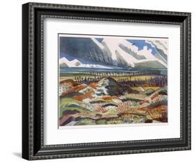 Ruined Country, Vimy, British Artists at the Front, Continuation of the Western Front, Nash, 1918-Paul Nash-Framed Giclee Print
