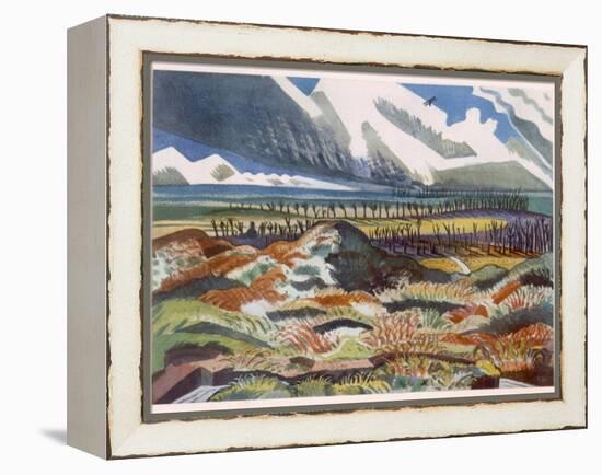 Ruined Country, Vimy, British Artists at the Front, Continuation of the Western Front, Nash, 1918-Paul Nash-Framed Premier Image Canvas