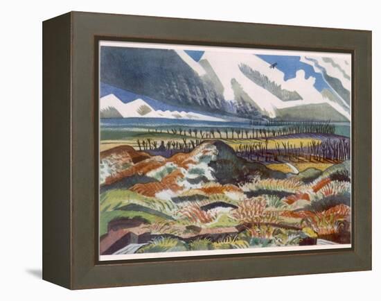 Ruined Country, Vimy, British Artists at the Front, Continuation of the Western Front, Nash, 1918-Paul Nash-Framed Premier Image Canvas