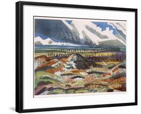 Ruined Country, Vimy, British Artists at the Front, Continuation of the Western Front, Nash, 1918-Paul Nash-Framed Giclee Print