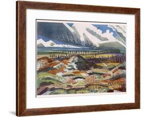 Ruined Country, Vimy, British Artists at the Front, Continuation of the Western Front, Nash, 1918-Paul Nash-Framed Giclee Print