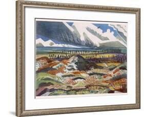 Ruined Country, Vimy, British Artists at the Front, Continuation of the Western Front, Nash, 1918-Paul Nash-Framed Giclee Print