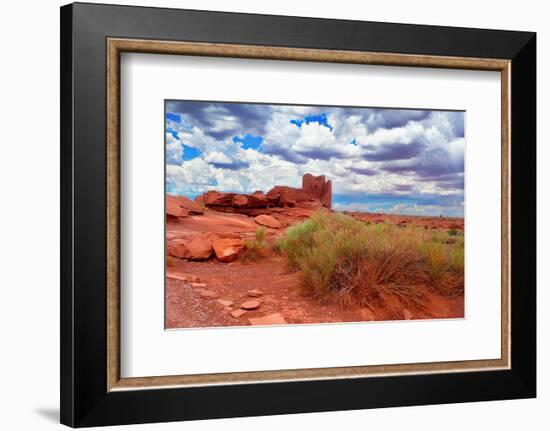 Ruined Dwellings at Wupatki-null-Framed Premium Giclee Print